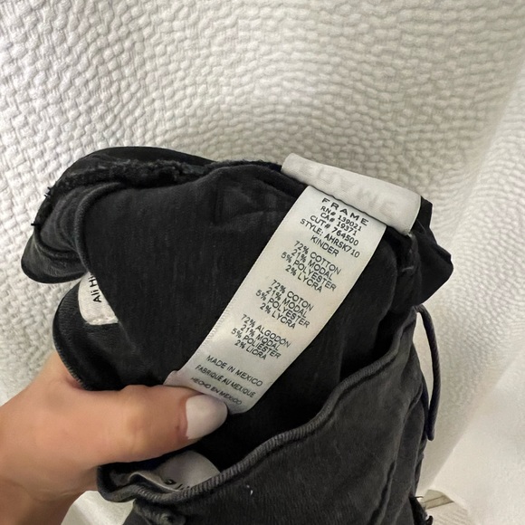 Frame Ali High-Rise Skinny Jeans in Gray - Sz. 25 - Picture 5 of 6